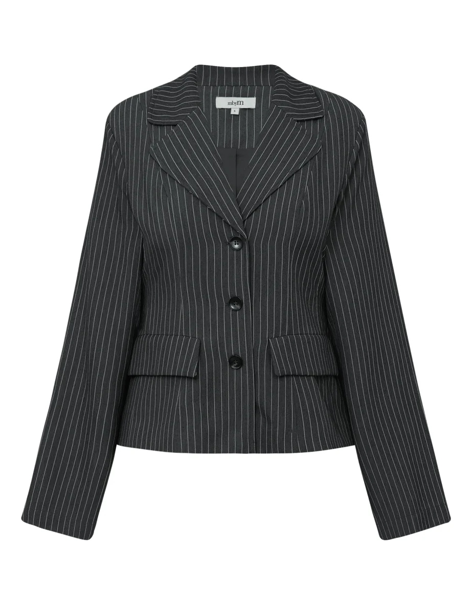 Anathea-M Blazer - Grey Pinestripe - Billede 6