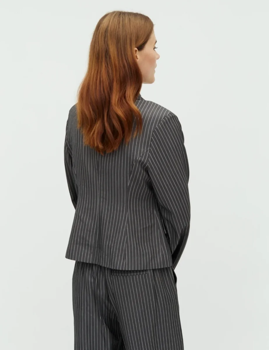 Anathea-M Blazer - Grey Pinestripe - Billede 4