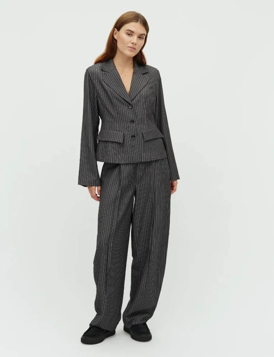 Anathea-M Blazer - Grey Pinestripe - Billede 5