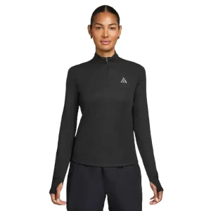 ACG Half Zip Running Top, Dame, Black/Black/Summit White