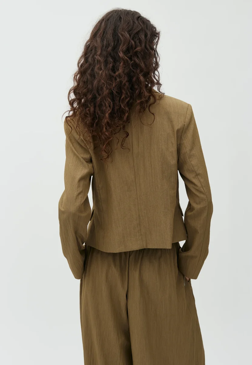 Haring-M Blazer - Light Olive Melange - Billede 4