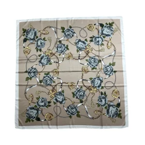 Sofia Satin Tørklæde Beige