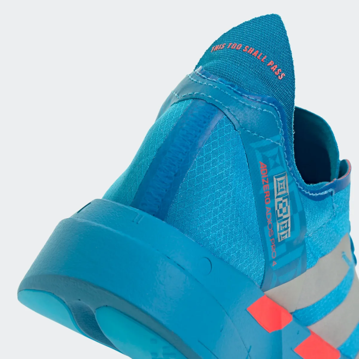 Adizero Adios Pro 4, Herre, Solblu/Silvmt/Lucred - Billede 6