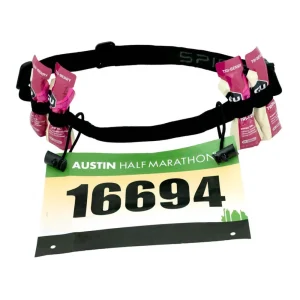 Race Nummer Energi Bælte, Unisex, Black